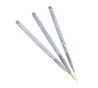 Generic Juego de Pinceles para Decoración de Uñas, Cepillo Profesional Multifuncional Fácil de Agarrar para Uso Doméstico para Técnico de Uñas para Tienda de