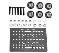 Generic Juego de Polea de Soporte de Placa de Placa de Pórtico, Accesorios de Impresora 3D V Kit de de Pórtico, Compatible con OpenNBuilds V Tipo de Actuadores Lineales 1 Conjunto para Aplicaciones