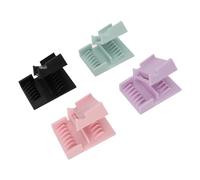 Generic Juego de Protectores para Cortapelos para Recorte Preciso y Eliminación de Puntas Abiertas, Peines Guía de Boquilla de 4 Colores para Uso Doméstico, Material ABS, 4 Piezas