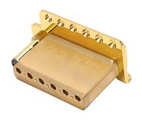Generic Juego de Puente Trémolo de Latón Dorado de para Reemplazo de Guitarra Eléctrica ST, Fácil Operación para Entusiastas de la Guitarra, Garra de 1 Pieza