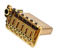 Generic Juego de Puente Trémolo de Latón Dorado de para Reemplazo de Guitarra Eléctrica ST, Fácil Operación para Entusiastas de la Guitarra, Garra de 1 Pieza