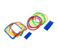 Generic Juego de Rayuela con Aros: Entrenamiento de Equilibrio Y Agilidad para Niños Y Niñas a Partir de 3 años. Ideal para Fiestas.