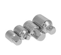 Generic Juego de Reductores de Adaptador de Zócalo de Acero Al Cromo Vanadio para Varios Zócalos, Duraderos y Resistentes a la Corrosión, 4 Adaptadores de Llave de 1/2" a 1/4" para Mecánicos (SILVER)