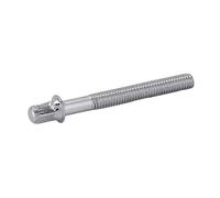 Generic Juego de Repuesto de Varilla de Llave de Tambor Antioxidante, 6 uds., para Mantenimiento de Tambor, Material de Hierro Plateado de 60mm para Tambores