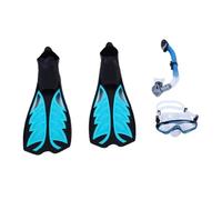 Generic Juego de Snorkel Profesional a Prueba de Fugas para Adultos, Cómoda Máscara de Aletas para Exploración Submarina, Natación, Equipo de Buceo Duradero para Adultos (#2)
