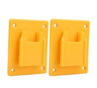 Generic Juego de Soporte para Máquina de Herramientas Eléctricas, Base de Fijación de Taladro Eléctrico de Plástico ABS Resistente para Accesorios M18 de 18V/20V, 2 Unidades (YELLOW)