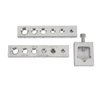 Generic Juego de Taladro de Alambre de Seguridad - Herramienta de Plantilla de Taladro de Acero Al Carbono para Bloqueo | Compatible con Roscas M6 M8 M10 | Kit de Reparación Mecánica para Uso