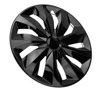 Generic Juego de Tapacubos de Ajuste Universal, 4 Uds., 17 Pulgadas, Resistente Cubierta de Rueda ABS R17, Apto para, (Black)