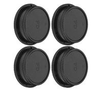 Generic Juego de Tapas para Cámara FD Cubierta Liviana para Lentes Protege contra Golpes y Escombros, Ideal para Viajeros, Negro, 4 X Tapas Delanteras, 4 X Traseras para Lentes