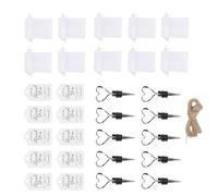 Generic Juego de Tapones en Forma de Corazón Elegantes Regalos de Boda con Tarjetas de Agradecimiento y Bolsas para Celebraciones de Aniversario y Paquete Especial de 10 Tapones de Botellas Románticos