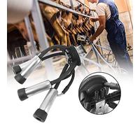 Generic Juego de Tazas de Ordeño de Racimo de Ordeño de Vacas de Acero Inoxidable Duradero de 240 Cc, Taza de Goma Suave, Diseñada para Ordeñadoras con Bomba de Vacío, Ideal para Productores de Leche