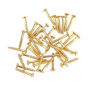 Generic Juego de Tornillos Humbucker para Guitarra, Tornillos Eléctricos Estables de Pastilla de Doble Bobina para Guitarras Eléctricas, 40 Piezas para Guitarristas, Metal, Plateado, Negro y Dorado