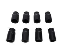 Generic Juego de Vasos de Impacto de Alta Resistencia, Diseño de Contacto de 6 Puntos para Reparaciones Automotrices, 8 Piezas con Accionamiento de 3/4 Pulgadas SAE de 1 Pulgada a 1-/2 Pulgadas