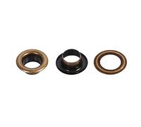 Generic Juego Duradero de Ojales Redondos para Artesanía en Cuero, 100 Juegos de Accesorios de Decoración para Ropa y Bolsos, Cobre, 8mm, 10mm, 12mm, 14mm, 17mm (8mm 100 juegos)