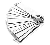 Generic Juego Profesional de 20 Ganchos para Colgar Pesas, Gancho Tipo Garra de Acero Inoxidable para Máquinas de Tejer y Coser, Perfecto para Aficionados