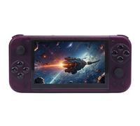 Generic Jugador de Juego Portátil, 5 Pulgadas IPS 2GB DDR4 Respuesta Rápida de 64GB Consola de Juego USB C Handheld C Consola (Púrpura Transparente)
