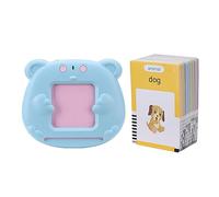 Generic Juguete de Aprendizaje para el Desarrollo de Niños Pequeños, Lector de Tarjetas Inteligentes Rosa con 112 Tarjetas Flash, Recargable para Niños y Niñas (Genericv85a1z30kb-220920LD02-1)