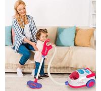 Generic Juguete de Aspiradora de Simulación con Potente Succión para Aprendizaje Interactivo, Ideal para el Vínculo Entre e Hijos (Rosado)