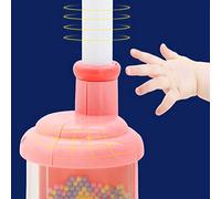 Generic Juguete de Aspiradora para Niños Pequeños con Cuentas Brillantes y Ruedas Rodantes para Aprendizaje de Juegos de rol (Naranja)