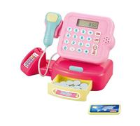 Generic Juguete de Caja Registradora Compacto para Niños con Escáner, Plataforma de Pesaje, Juguete de Caja Registradora A2 para Aprender Habilidades Matemáticas y Monetarias, Material Plástico