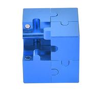 Generic Juguete de Descompresión 3D de Forma Cuadrada para Pensamiento Lógico y Ejercicio de Coordinación Color Dorado Tamaño de 40mm (Blue)