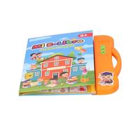 Generic Juguete de Libro Electrónico en Español Inglés para Diversión en el Aprendizaje Temprano con 20 Páginas de Actividades para Niños Mayores de 3 Años, Material ABS, Tamaño Aprox.10 X 9,4
