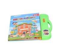Generic Juguete de Libro Electrónico Interactivo para el Aprendizaje Temprano en Español Inglés para Niños Pequeños de 3 Años en Adelante, 20 Páginas de Aprendizaje, Hecho de ABS, Tamaño 10 X 9,4