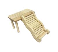 Generic Juguete de Madera para Hámster con Escalera, Escalera para Trepar para Animales Pequeños, Accesorios para Jaulas, Juguete Interesante para, S Table and S Ladder