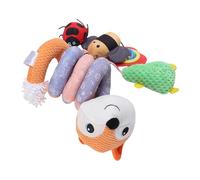 Generic Juguete de Peluche en Espiral para bebé de Alto Contraste Estimulación de Color Suave para el Aprendizaje Temprano de Bebés Material: Poliéster (ORANGE)