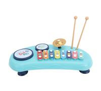 Generic Juguete de Piano Musical para bebé, Instrumento de Golpe Manual Fácil de Tocar para Niños Pequeños, Incluye Partituras (Blue)