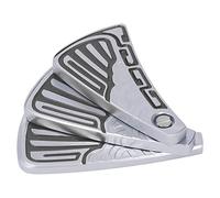 Generic Juguete de Portaobjetos Magnéticos, Ventilador Deslizador de Control Deslizante Flexible de Acero Inoxidable en Forma de Ventilador en Forma de Estrés en la Oficina (Black)