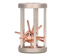 Generic Juguete de Rompecabezas de Bola con Púas Portátil, Divertido Juego de Razonamiento Lógico para Adultos, Oficina en Casa, Aleación de Zinc, 3 X 1,7 Pulgadas