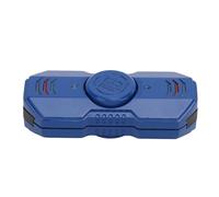 Generic Juguete Deslizante de Empuje Háptico Que Brilla en la Oscuridad, Tarjeta de Alivio del Estrés para TDAH Add Autismo, Juguete Portátil de Bolsillo Hecho a Mano de Aleación de Zinc para (Blue)