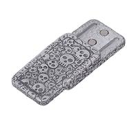 Generic Juguete Deslizante para Aliviar el Estrés, Juguete Deslizante único Portátil para TDAH, Patrón de Calavera de Metal para Viajes para Hombres y Mujeres