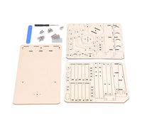 Generic Juguete Educativo con Brazo de Robot Hidráulico para Aprendizaje Práctico, Mecanismo Accionado por Jeringa de 8 Piezas, Gran Regalo para Amantes de la Ciencia, Material de Madera de Haya