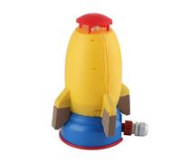 Generic Juguete Giratorio de Pulverización de Agua con Controlador de Empuje, Juguete de Riego de Agua ABS y EVA para Jardín (Yellow)