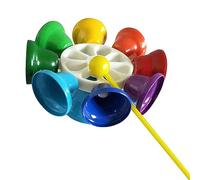 Generic Juguete Musical de Metal 8 Notas Diseño Colorido Volumen Ajustable para Educación Musical para Niños