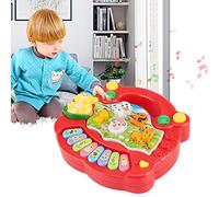 Generic Juguete Musical Interactivo para Bebés con Sonidos de Animales y Reconocimiento de Colores para Juegos Educativos para Niños (CP5031A Rojo)