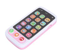 Generic Juguete para móvil para niños, juguete interactivo multifuncional para el aprendizaje con sonidos musicales, historias y enciclopedia de la vida para niñas y niños (rosa)