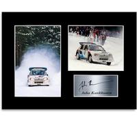 Generic Juha Kankkunen Group B World Rally Champion - Foto firmada A4 para pared de sala de estar, dormitorio