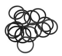 Generic Junta de Soporte Inferior de Aleación de Aluminio Ajustable, Espaciador de Arandela de Bicicleta de 15 Piezas, Ligero y Fácil de Usar, Ideal para Eje BB y Diversas Aplicaciones (Black)