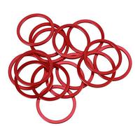 Generic Junta de Soporte Inferior de Aleación de Aluminio Ajustable, Espaciador de Arandela de Bicicleta de 15 Piezas, Ligero y Fácil de Usar, Ideal para Eje BB y Diversas Aplicaciones (Rojo)