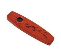 Generic Kazoo de Madera Portátil con Membranas para Divertidas Sesiones de Música en Grupo, Adecuado para Todas las Edades, Hecho de Duradero Palisandro Rojo