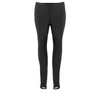 Generic Keep Diving Bañador Cómodo de Nailon y Spandex con Correa para los Pies para Hombres, Natación y Buceo, Negro, Varios Tamaños (L)