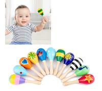 Generic Kid Maracas, Fácil de Agarrar a Maracas Shaker Ratch para la Vista Escucha Entrenamiento
