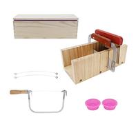 Generic Kit de 9 Moldes de Silicona para, Juego de Cortadores de Multifuncionales para Hacer DIY, Capacidad de 1200 Ml, Pino y Silicona Ecológicos, Color Morado