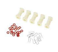 Generic Kit de Abrazadera y Anillos de Silicona para Máquina de café Construcción Duradera para un Sellado Eficiente del Agua Uso Mínimo de Espacio 5 Conectores 20 Anillos