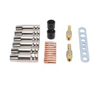 Generic Kit de Accesorios para Pistola de Soldadura MIG, Juego de Boquillas de Gas con Punta de Contacto de Latón de 0,8 Mm, Alta Compatibilidad para MB15 15AK, Rendimiento Fuerte y Confiable para