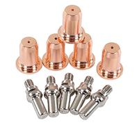 Generic Kit de Accesorios para Soldador MIG, 10 Uds., Boquilla y Electrodo de Cobre para PT60, Juego de Herramientas Práctico Resistente Al Calor