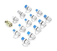 Generic Kit de Acoplamiento de Prueba Hidráulica - Adaptadores de Alta Presión de 14 Piezas para Muestreo de Aceite y Lubricación del - Diseño Liviano y Confiable
